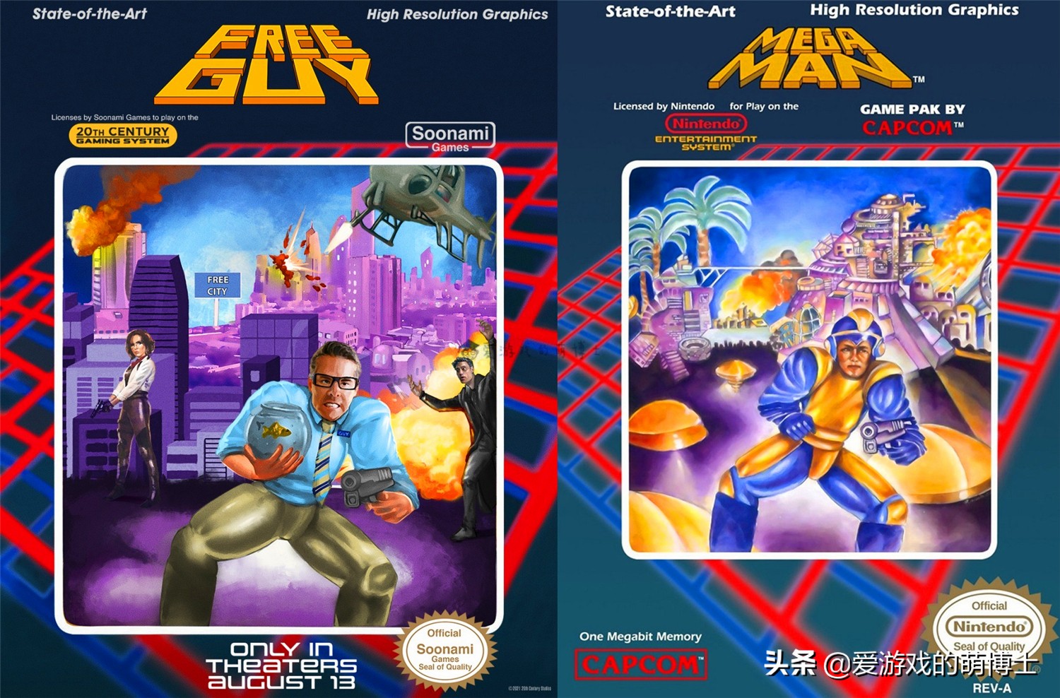 带大家看看《失控玩家》致敬经典游戏的八张宣传海报