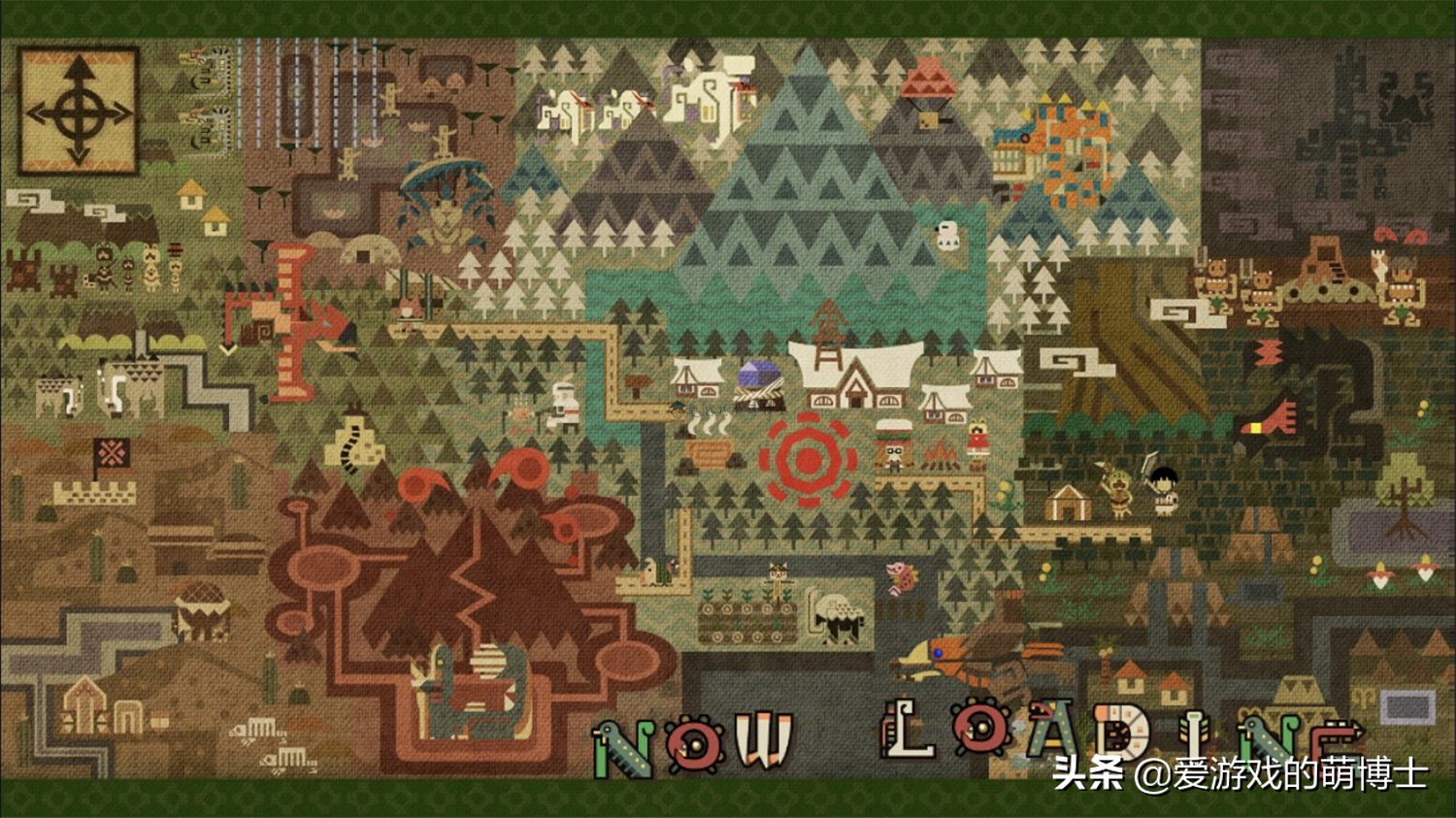 游戏的“世界地图”是以前老玩家最喜欢看的攻略