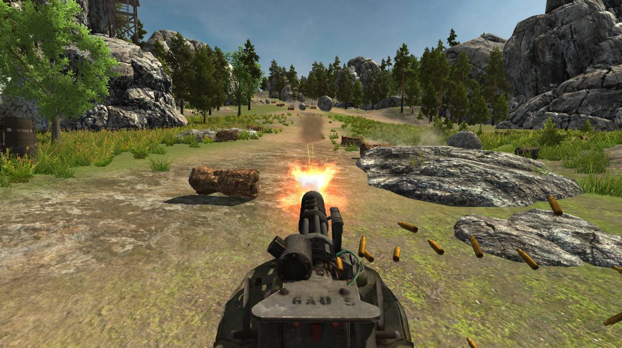 VR运动平台搭载游戏《烈火战车》评测