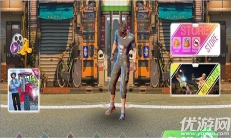 面对强大的对手（街头格斗英雄V1.9版本下载）