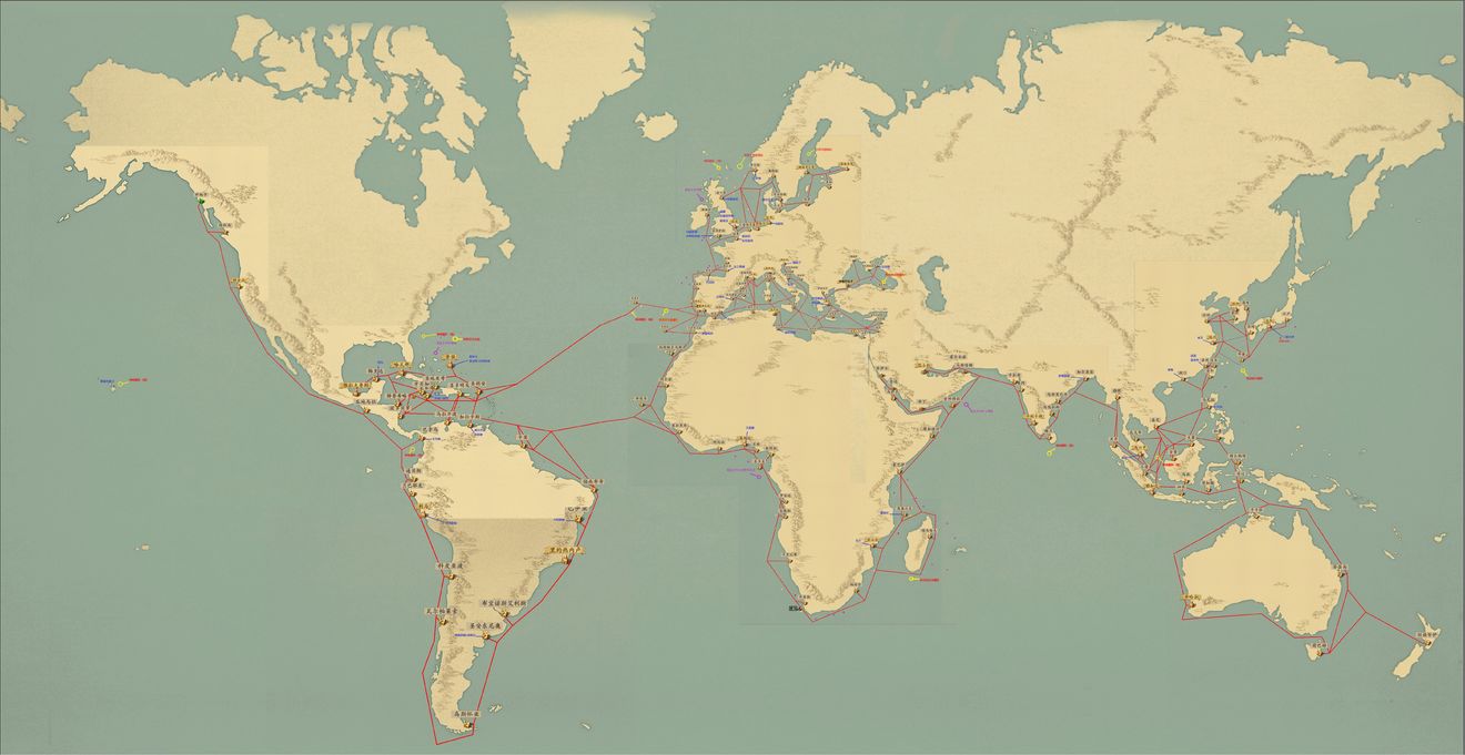 梦回大航海贸易路线（梦回大航海大地图貌似路线详细标注）