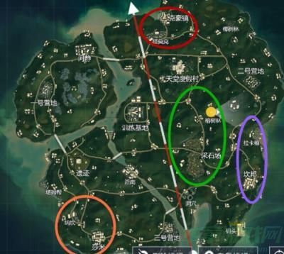 和平精英雨林跳点位置推荐