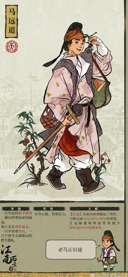 江南百景图马闻远介绍 江南百景图马闻远介绍