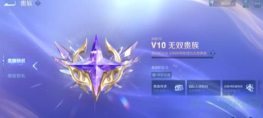 王者荣耀无双贵族特权一览